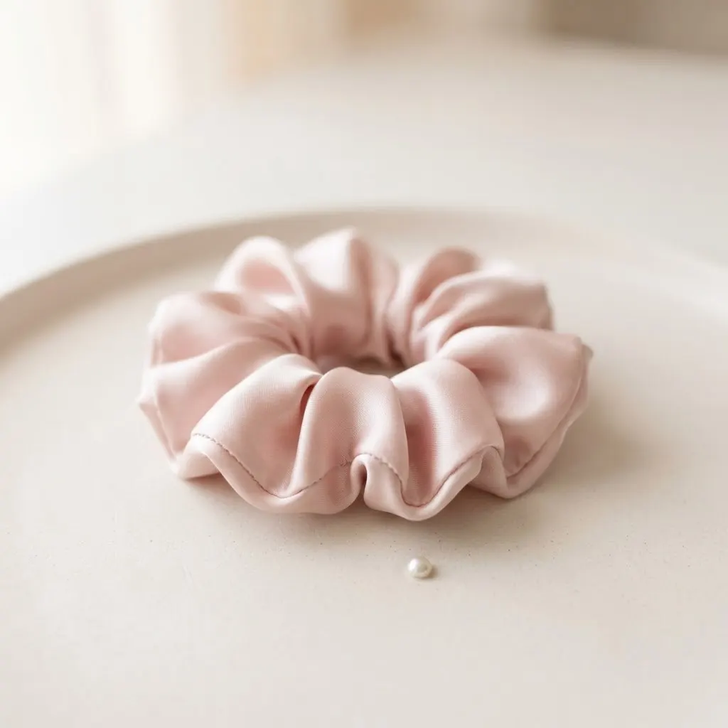 Blush Peony Scrunchie